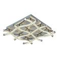 Stropna Led-svetilka Romeo - krom, Romantika, kovina/steklo (41/9cm) - Premium Living Stropna Led-svetilka Romeo - krom, Romantika, kovina/steklo (41/9cm) - Premium Living