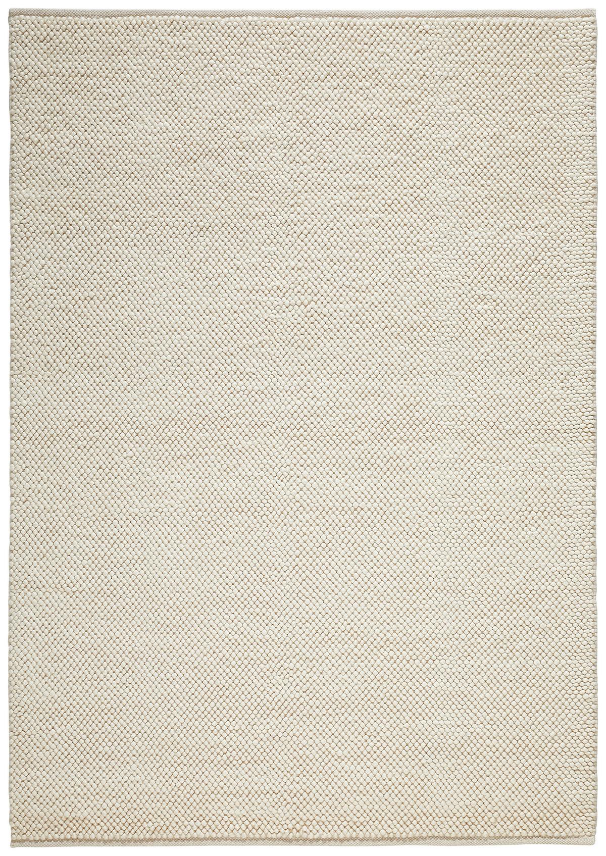 DYWAN TKANY RĘCZNIE LOOP - beżowy, Natur, tkanina (90/160cm) - Linea Natura