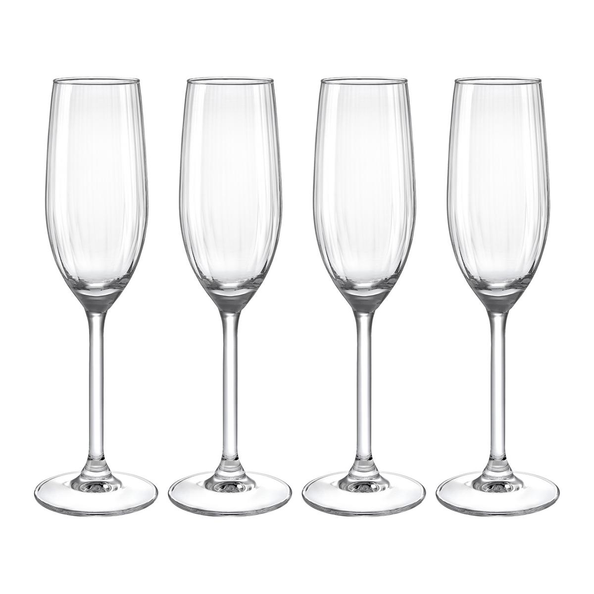 Set Čaša Rosemary - Champagne - prozirno, Moderno, staklo - Best Price
