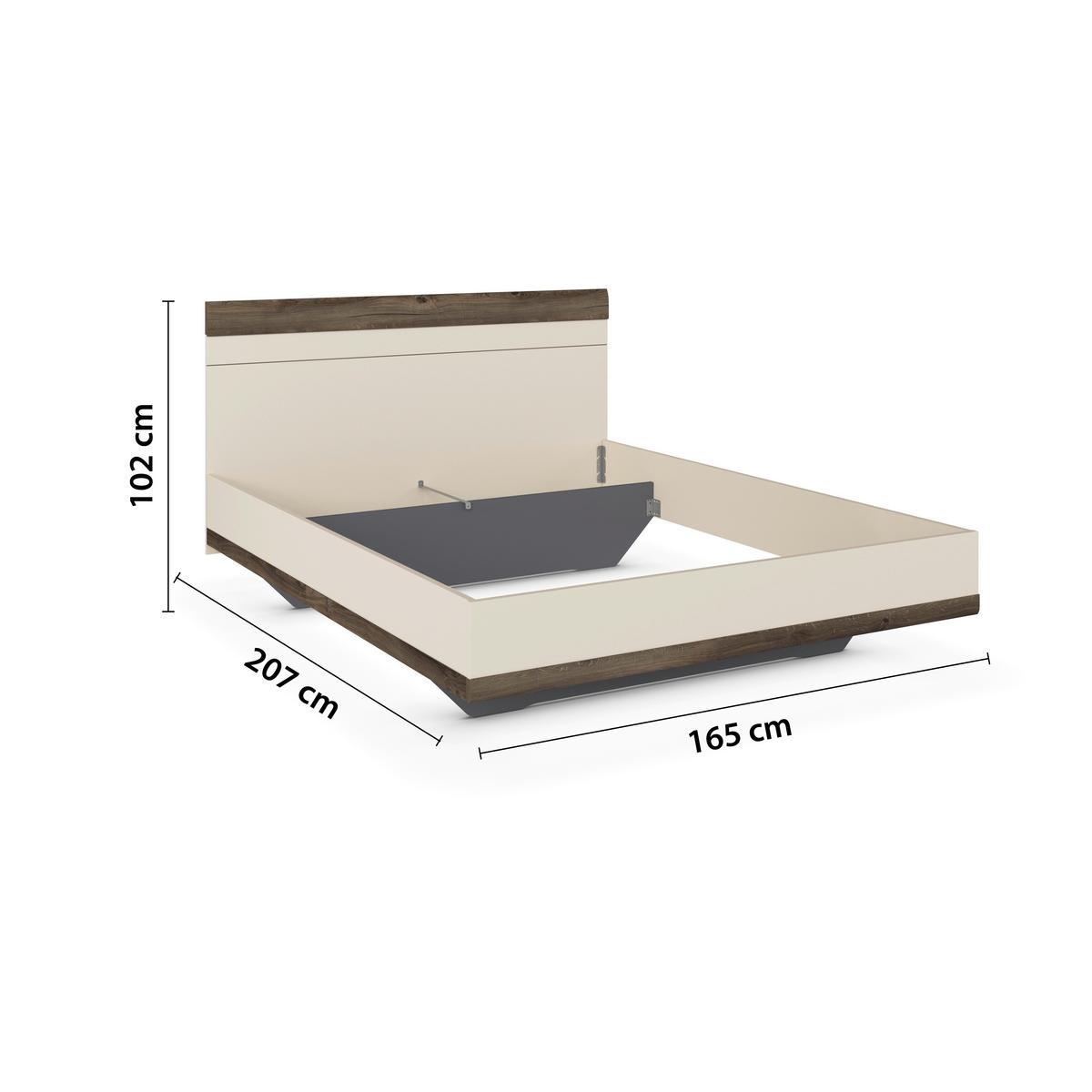 Krevet Sajo - Trend, drvni materijal (160/200cm) - Premium Living