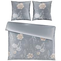 Bettwäsche Nala XXL Grau ca. 200x200cm - Grau, ROMANTIK / LANDHAUS, Textil (200/200cm) - Modern Living