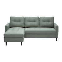 Sarokkanapé Bergen - mentazöld, Modern, faalapú anyag/textil (192/82/138cm) - Best Price