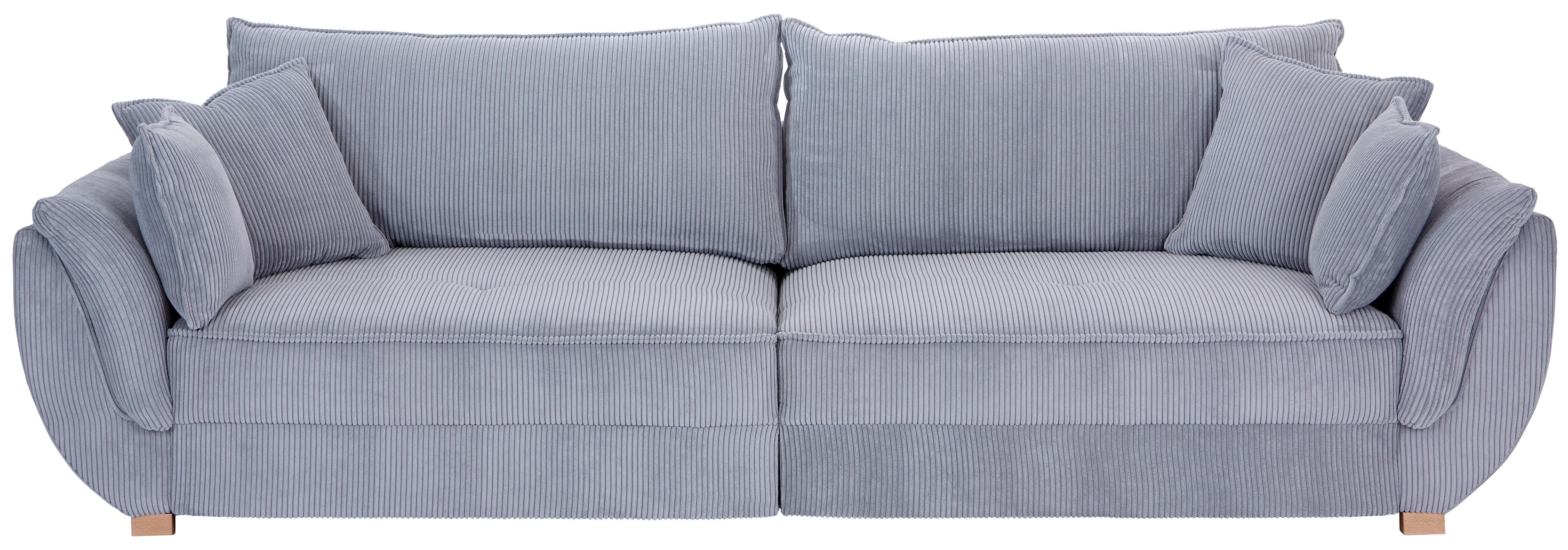 Xxxl Sofa Guarda - prirodne boje/svijetlo siva, Modern, tekstil/drvo (301/92/114cm) - Modern Living