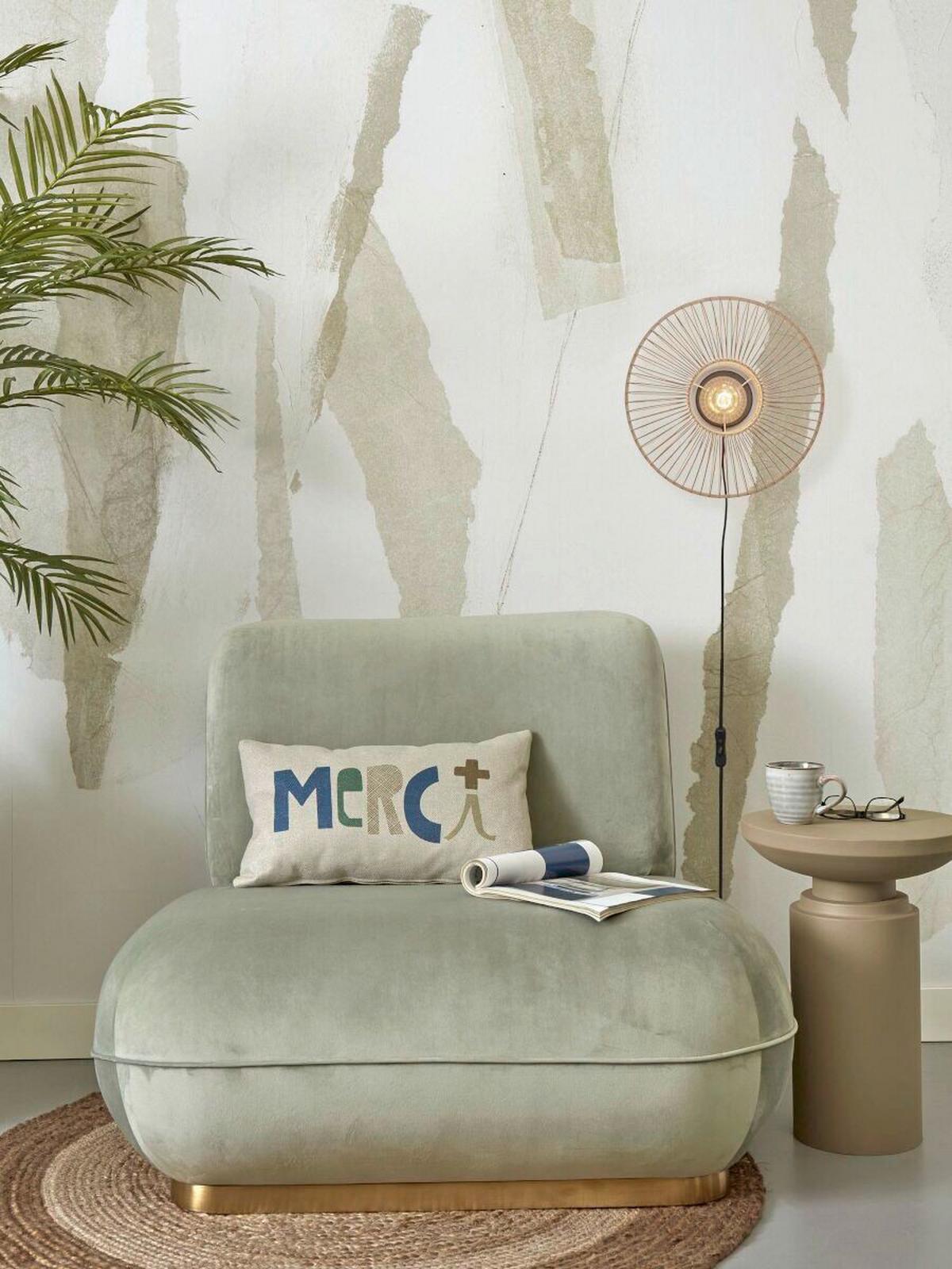 Stenska Svetilka Hokkaido, Naravna Barva - naravne barve, Trend (38/25/38cm) - Good & Mojo