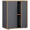 Arhivska Omara Salia B60, Antracit, Barva Hrasta - medeni hrast/antracit, Design, leseni material (60/74/33cm) - MID.YOU