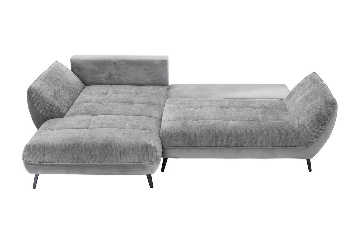 Kutna Garnitura Midway - siva/svijetlo siva, Moderno (187/92/282cm) - Modern Living