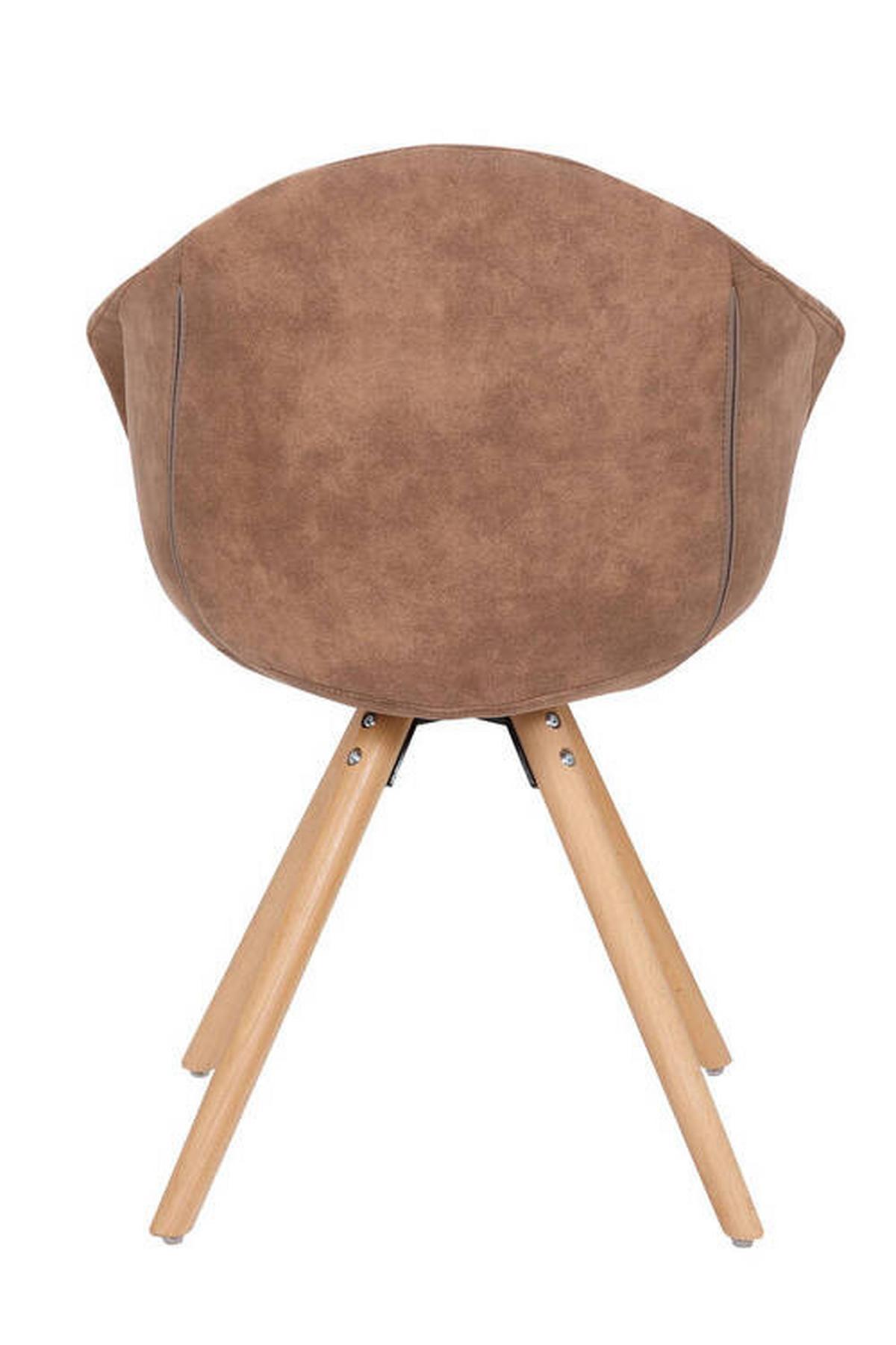 Szék Szett Oeuia - barna, Lifestyle, textil/fa (59/82/55cm) - Kayoom