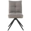 STOL MAYA - ljusgrå/grå, Modern, metall/textil (49/89/65cm) - Premium Living