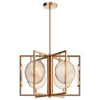 Pendelleuchte Marmo Goldfarben max. 40 Watt - Goldfarben, Trend, Stein/Metall (51,7/37,5/51,7cm) - MAYTONI