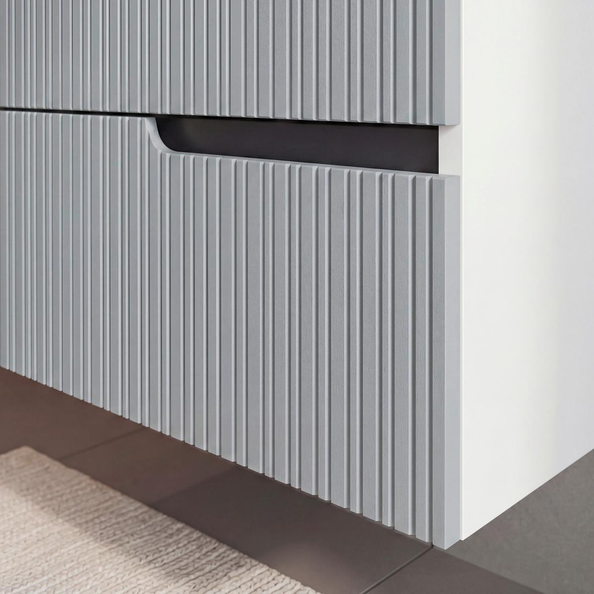 Element Ispod Umivaonika Winter - bijela/boje lave, Moderno, drvni materijal (80/51/46cm)