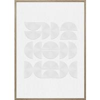 Keilrahmenbild Mike in Weiß ca. 50x70x2,2cm - Weiß/Naturfarben, MODERN, Papier/Holzwerkstoff (50/70/2,2cm) - Mömax