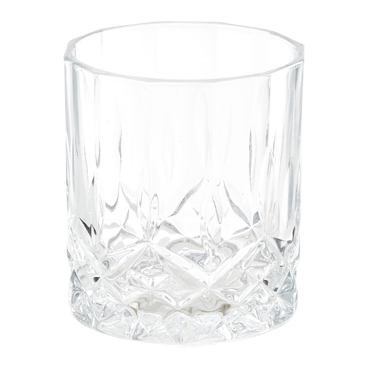 Whisky-Gläserset Ryan in Klar/Naturfarben - Klar/Naturfarben, KONVENTIONELL, Glas/Holz (32/22/13,2cm) - Modern Living