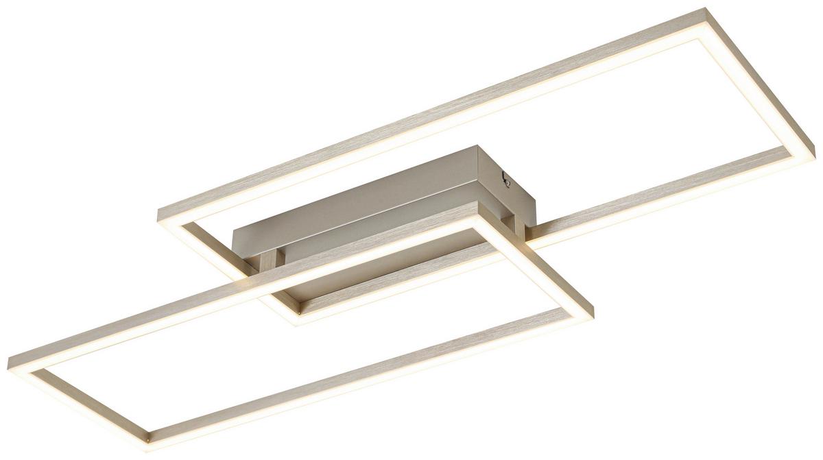 LED-Deckenleuchte Cem Champagnerfarben max. 30 Watt - Champagner, Modern, Kunststoff/Metall (75/30/7cm) - Mömax