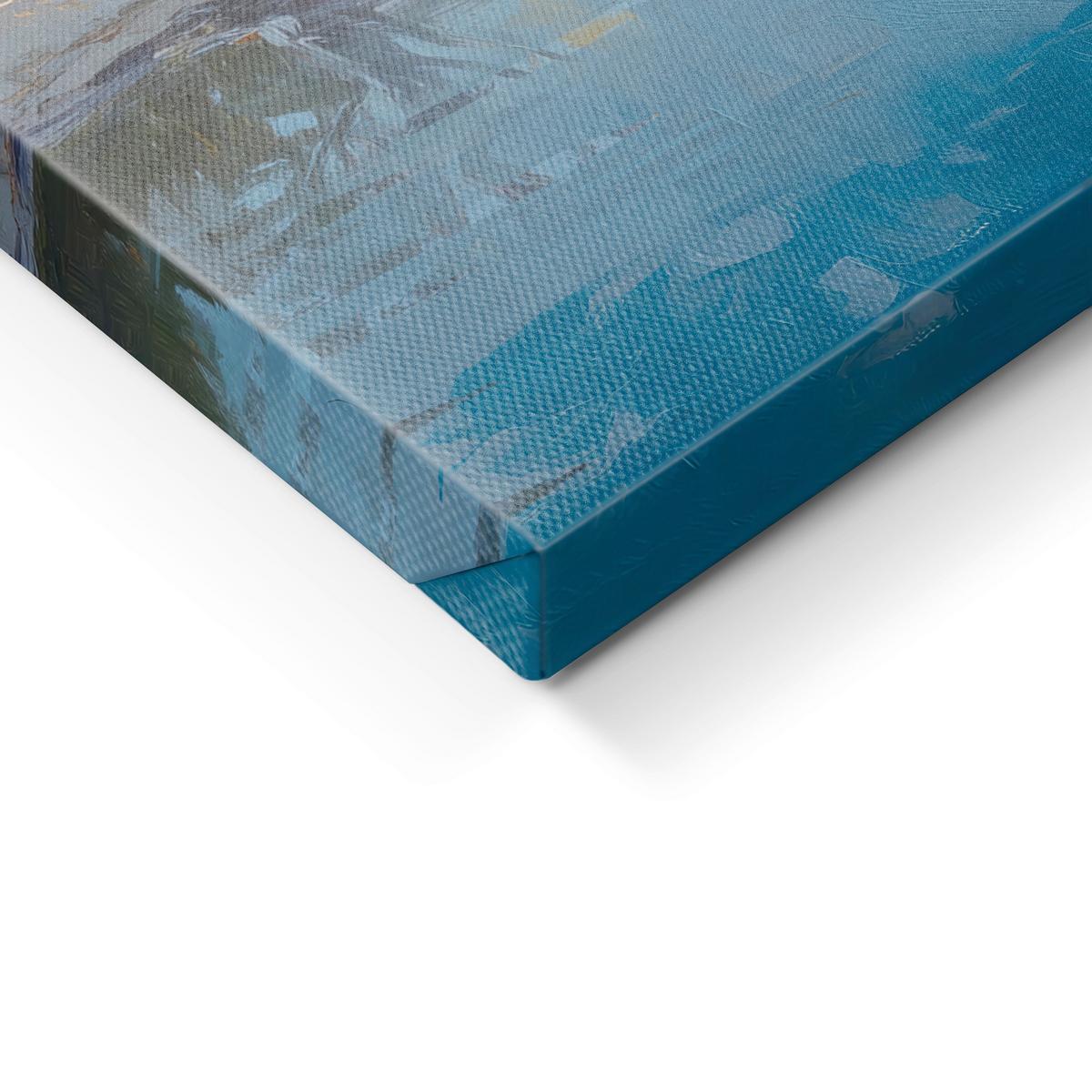 Leinwandbild HP056 Lakeside Multicolor ca. 70x100cm - Multicolor, Basics, Holz/Textil (70/100cm)