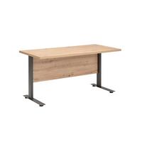 Radni Stol Pronto - antracit, Moderno, drvni materijal/metal (150/80/76cm) - Modern Living