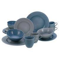 Kombinirani Servis Stripes, 16-Delni - večbarvno, Basics, keramika - Creatable