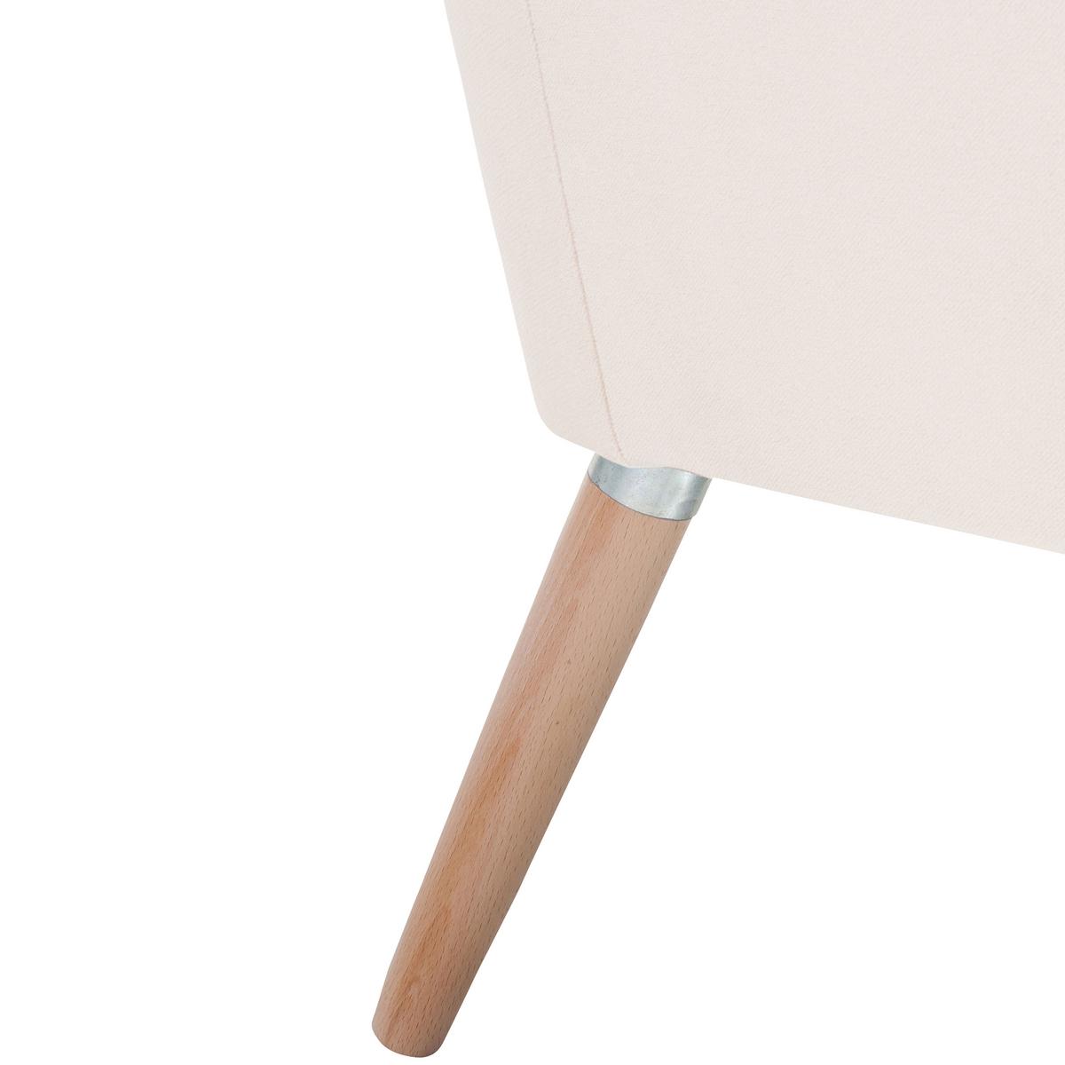 SESSEL ALEGRO - Buchefarben/Creme, Design, Holz/Textil (67/81/71cm) - Max Winzer