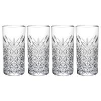 Longdrinkglas Timeless aus Glas, 4-teilig - Transparent, Basics, Glas (450ml) - Mäser