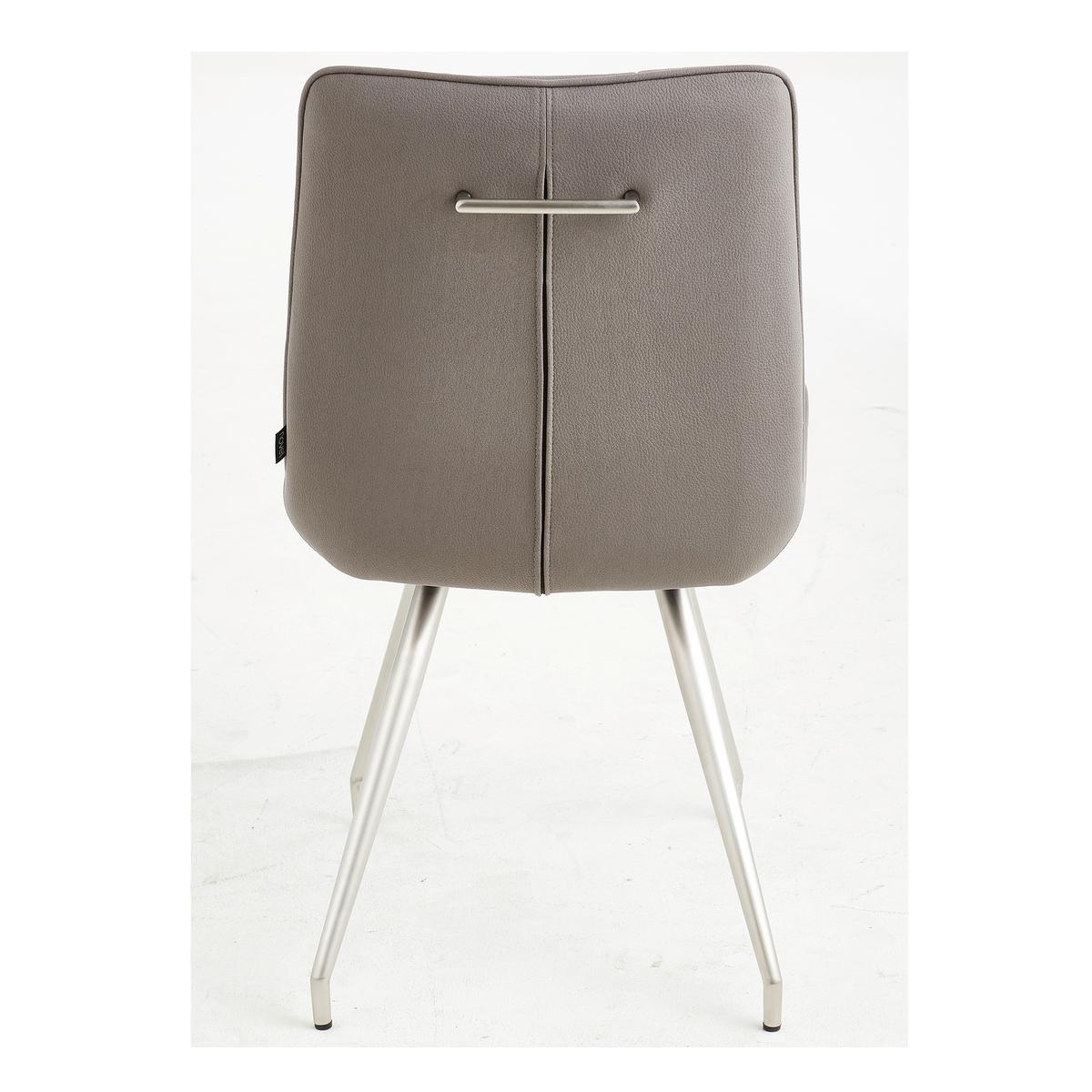 KRZESŁO HENRY - kolor stalowy/szary, Design, metal/tkanina (51/89/66cm) - Novel