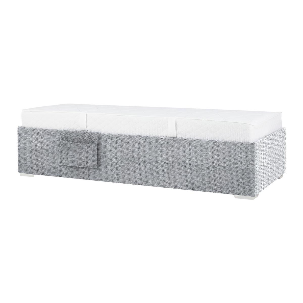 PAT REMI DECOR GRI INCHIS - gri închis/culoare natur, Konventionell, lemn/textil (90/200cm) - Mömax