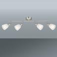 Strahler Ela, max. 40 Watt - Nickelfarben, Glas/Metall (55/8,5/20cm) - MÖMAX modern living