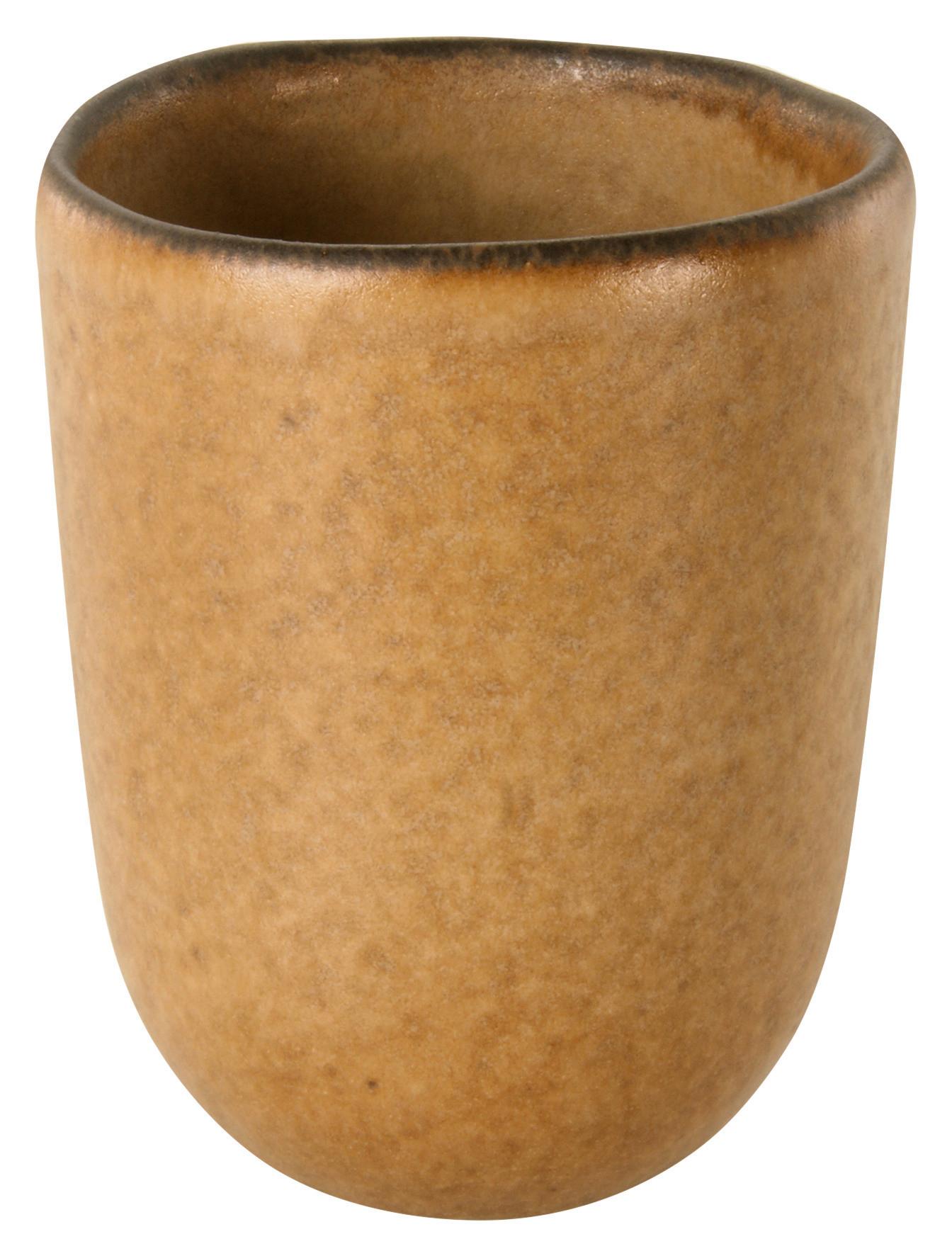 Kaffeebecher Sahara aus Keramik ca. 300ml - Braun, Lifestyle, Keramik (8/8/10cm) - Zandiara