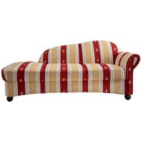 Ottomane Torello Rot Mikrofaser - Wengefarben/Rot, KONVENTIONELL, Holz/Textil (190/84/86cm) - Livetastic