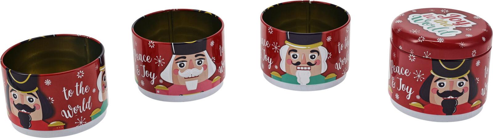 Kekszesdoboz-szett Nutcracker 4in1 - (8,5/22,5cm)