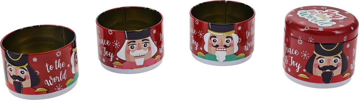 Kekszesdoboz-szett Nutcracker 4in1 - (8,5/22,5cm)