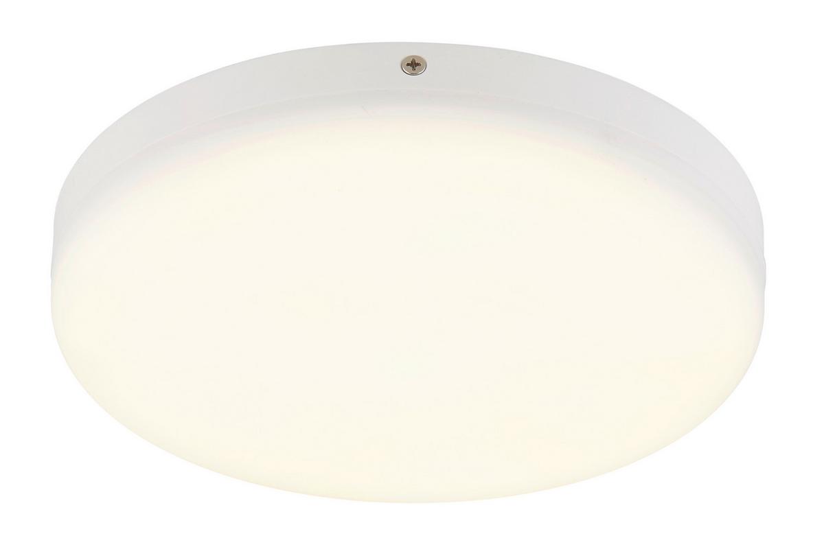 LED-Deckenleuchte Smali Opal/Weiß max. 11,93 Watt - Weiss/Opal, Modern, Kunststoff (22/5cm) - Mömax