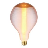 Led Žarulja 11537s - siva/boje mjeda, Design, staklo/metal (13/21cm) - Globo
