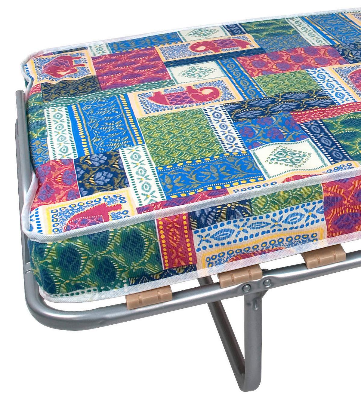 Zložljiva Postelja Luxor, 80x190 - barve aluminija, Moderno, kovina (80/40/190cm)