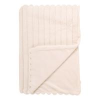 MIĘKKI KOC 7019GGDK01 - kremowy, Basics, tkanina (140/200cm)