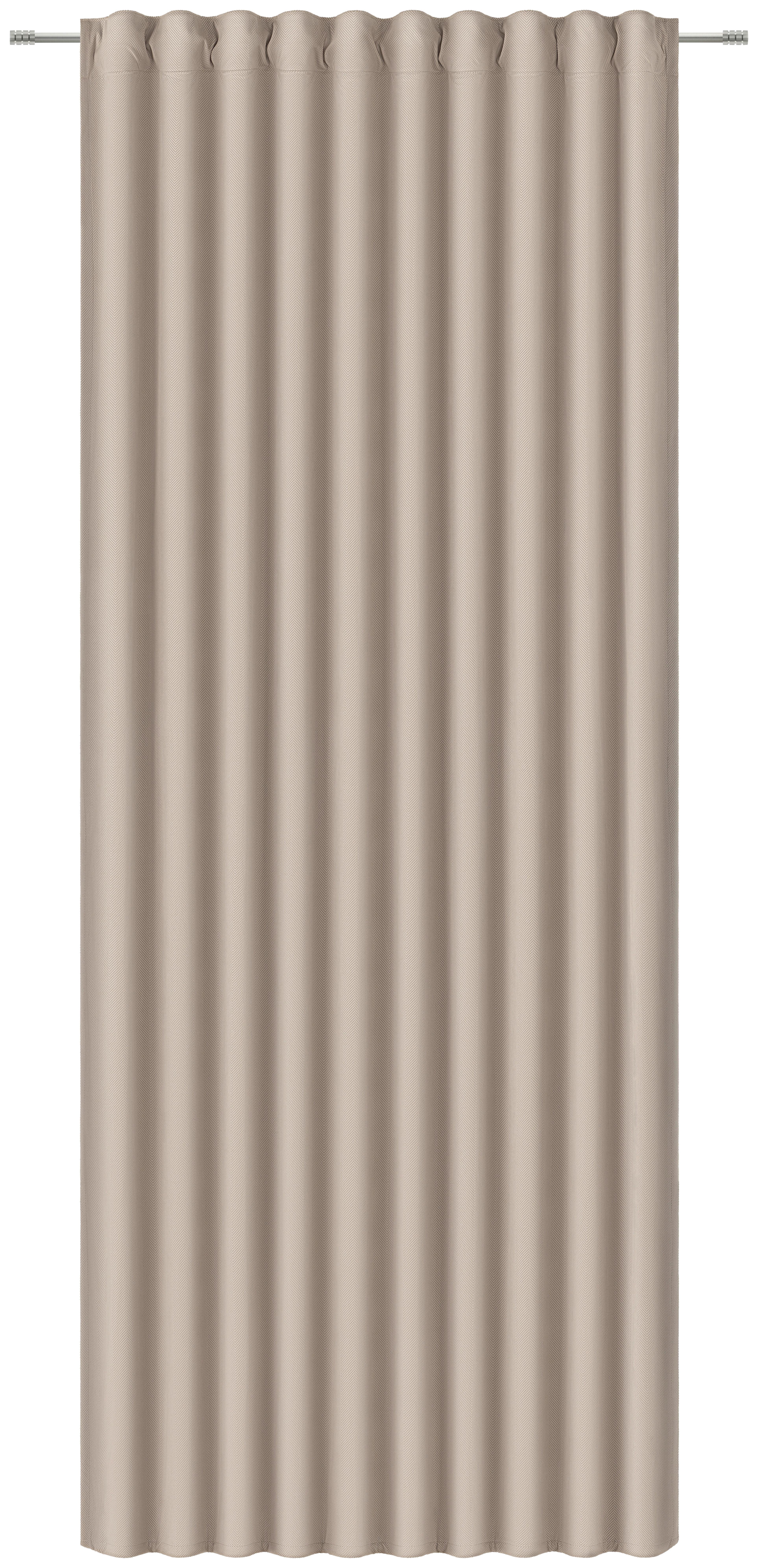 ZASŁONA GOTOWA MALU - taupe, Konventionell, tkanina (140/245cm) - Esposa