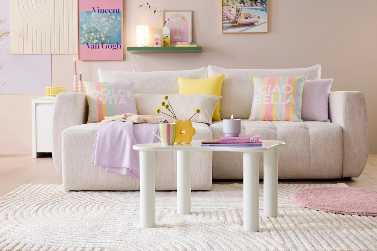 Pernă decorativă Leon, cca 35x90cm - crem, textil (35/90cm) - Mömax