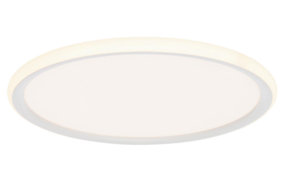 LAMPA SUFITOWA LED RUGBY *SBN* - biały, Basics, tworzywo sztuczne (40/3,5cm) - Novel