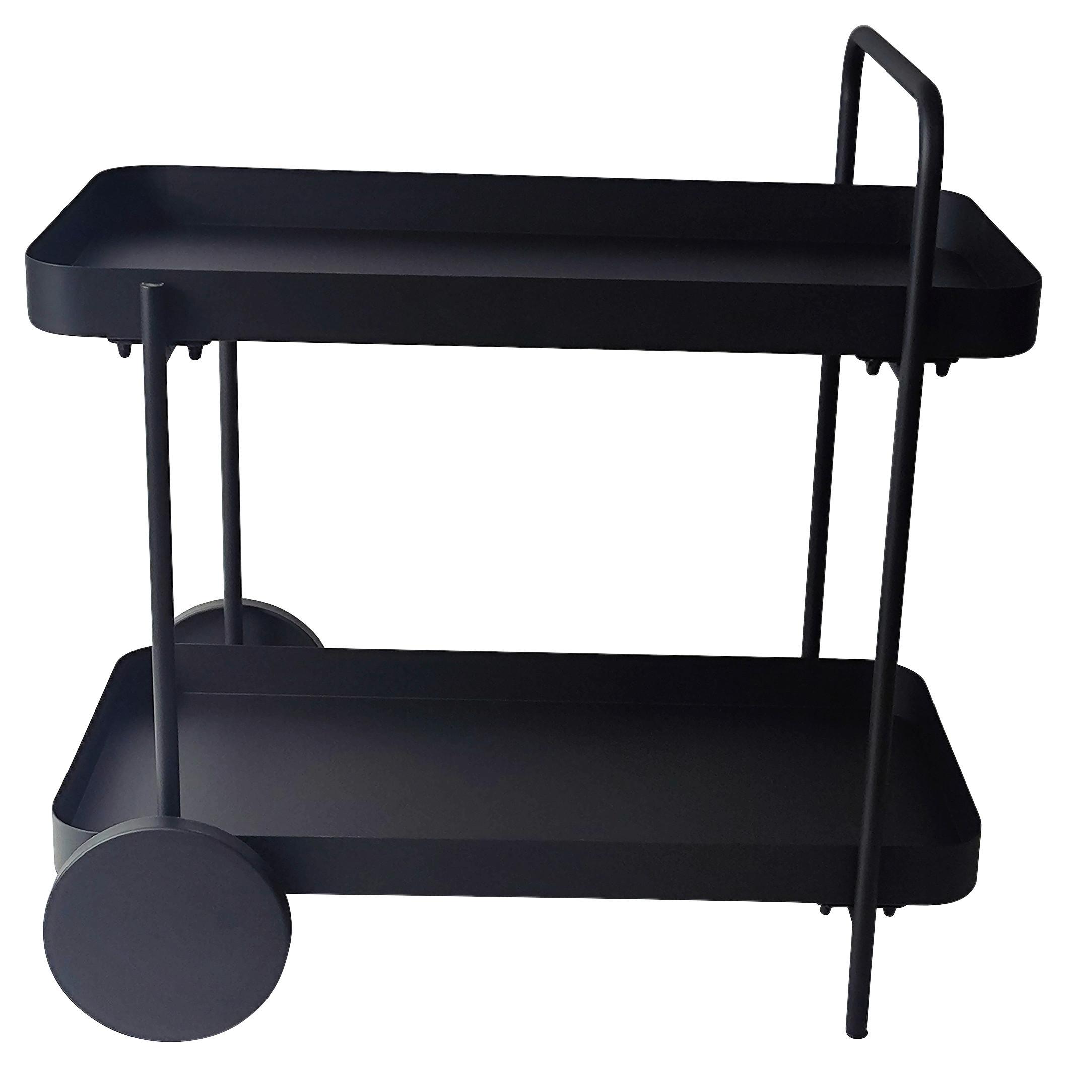 SERVERINGSVAGN DESINO -EXKLUSIV- - svart, Modern, metall (70/70/43cm) - Mömax