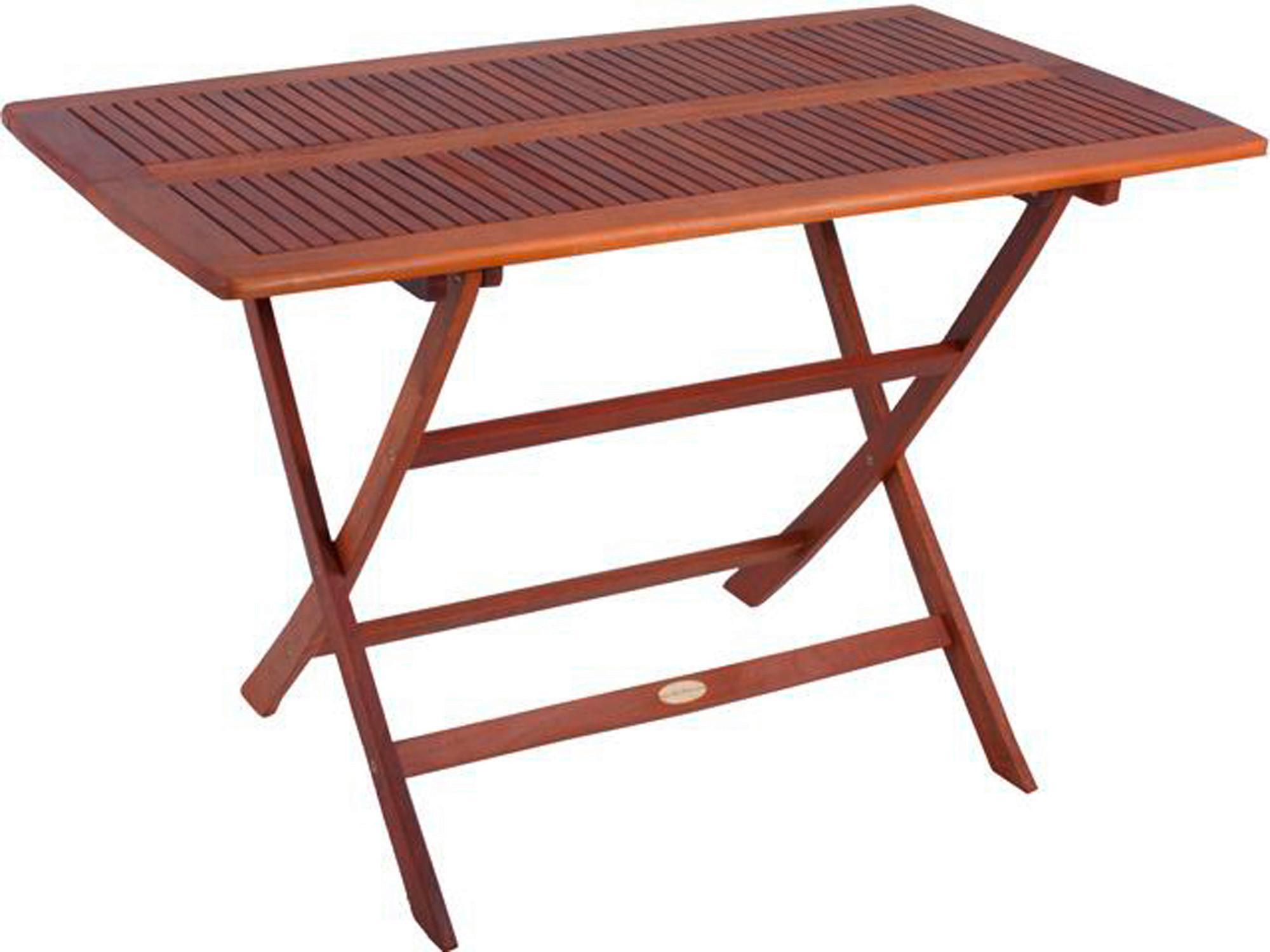 Gartenklapptisch Orlando Holz - Braun, MODERN, Holz (120/70/74cm) - Gardenson