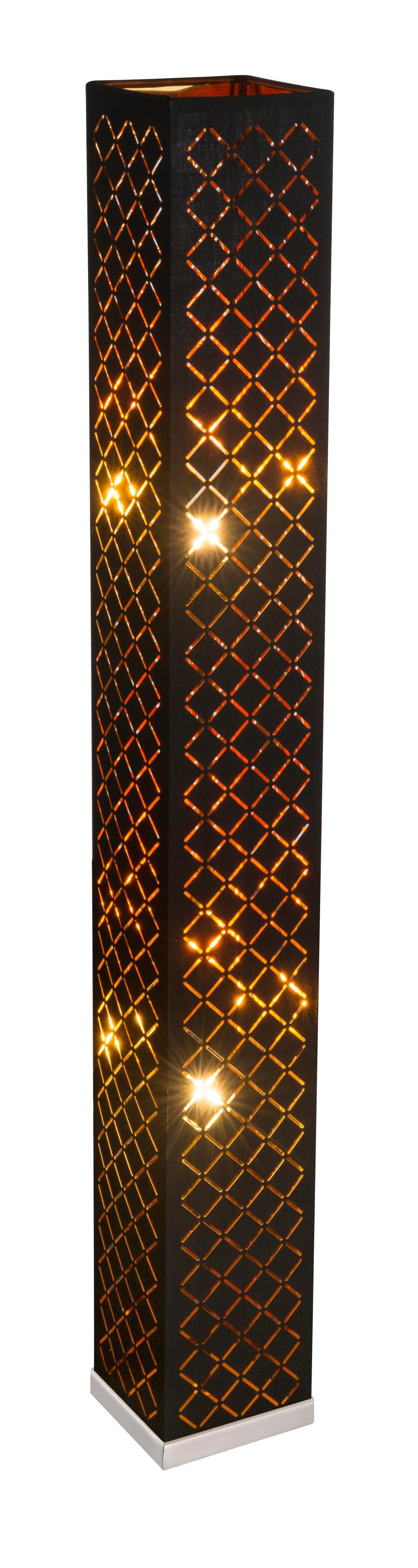 Állólámpa 15229s2 Clarke - fekete/aranyszínű, Trend, textil/fém (15/15/118cm)