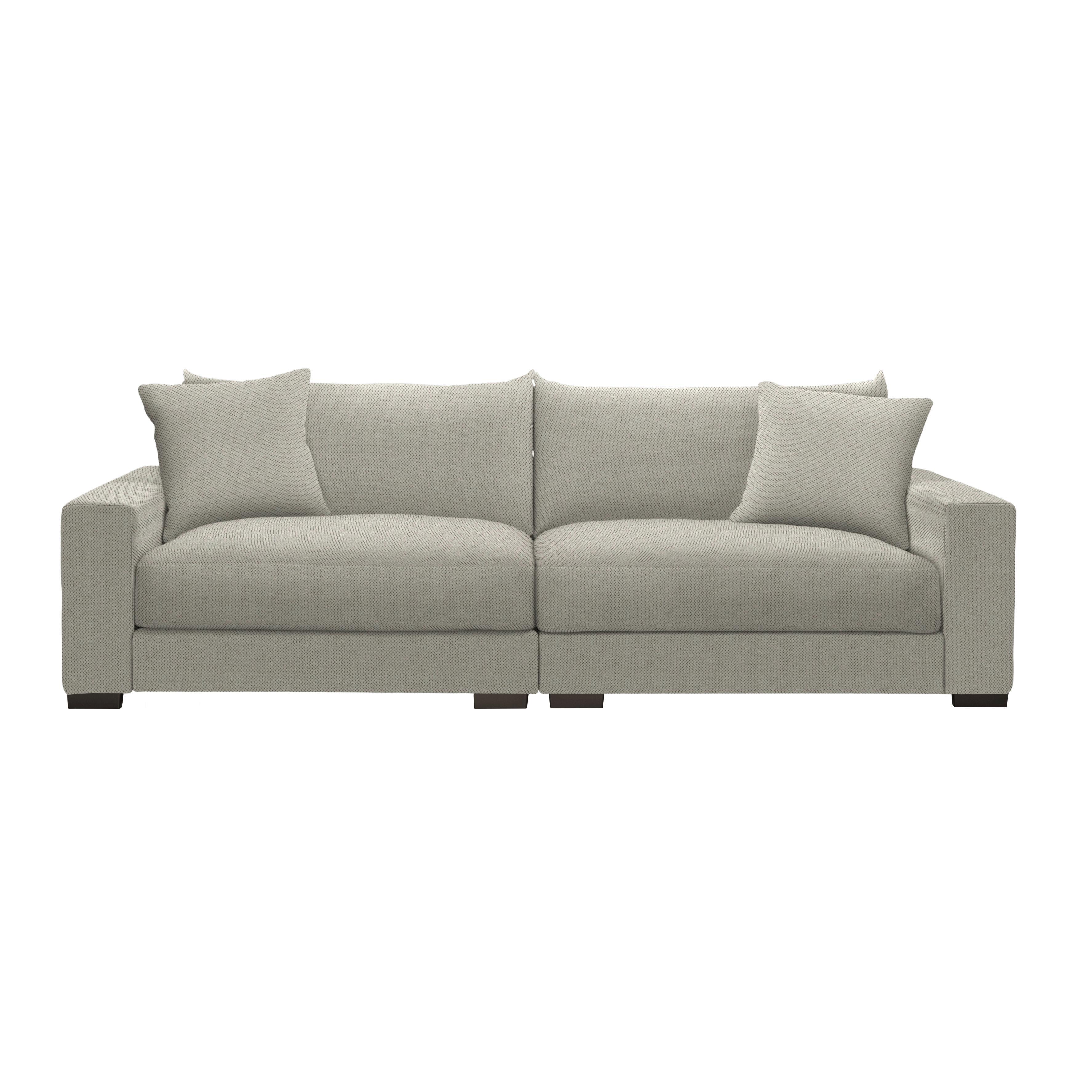 Megasofa Pedro Taupe - Taupe, MODERN, Holz/Holzwerkstoff (261/83/124cm) - Mömax