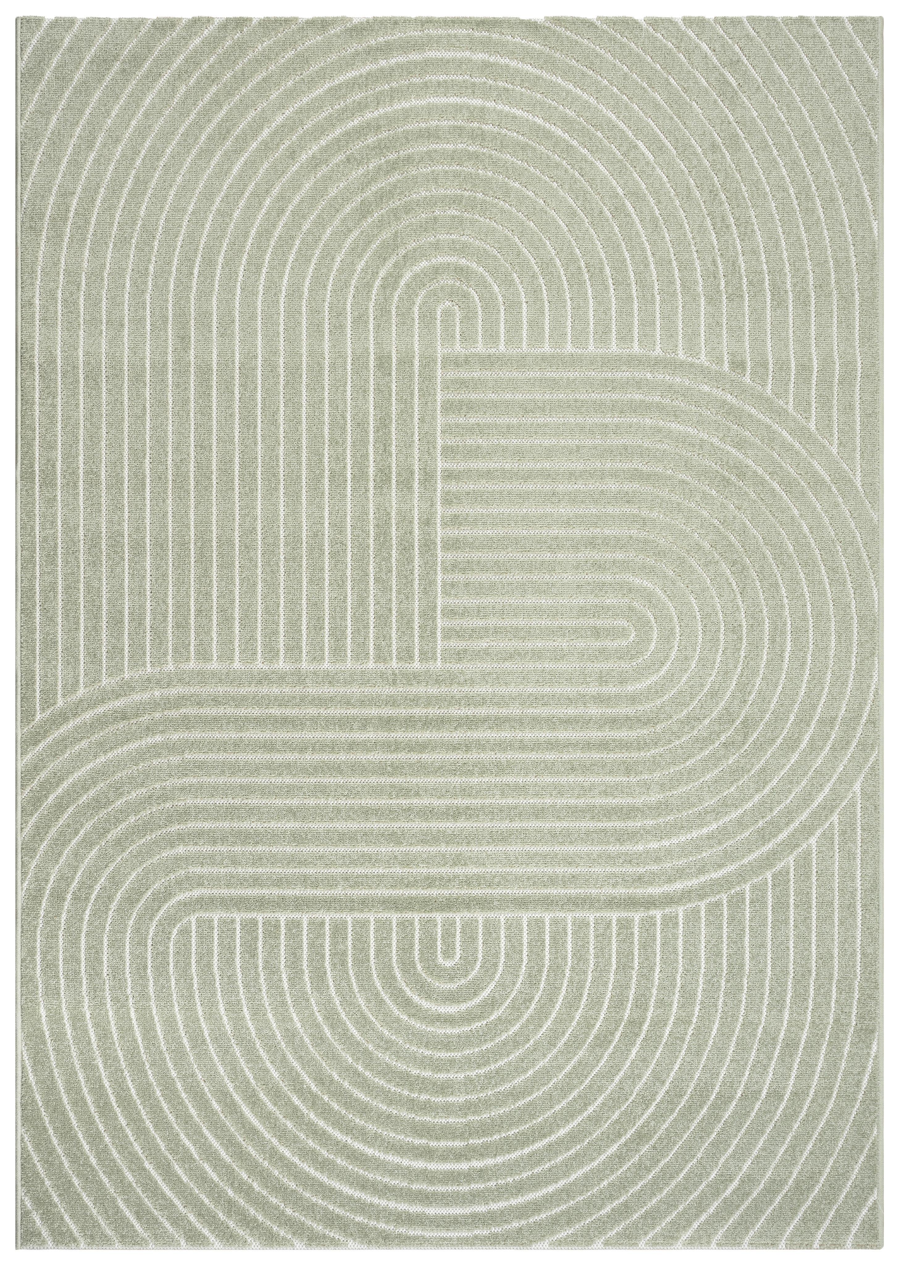 Outdoorteppich Tenerife Plus Olivgrün ca. 120x160cm - Olivgrün, Basics, Textil (120/160cm)