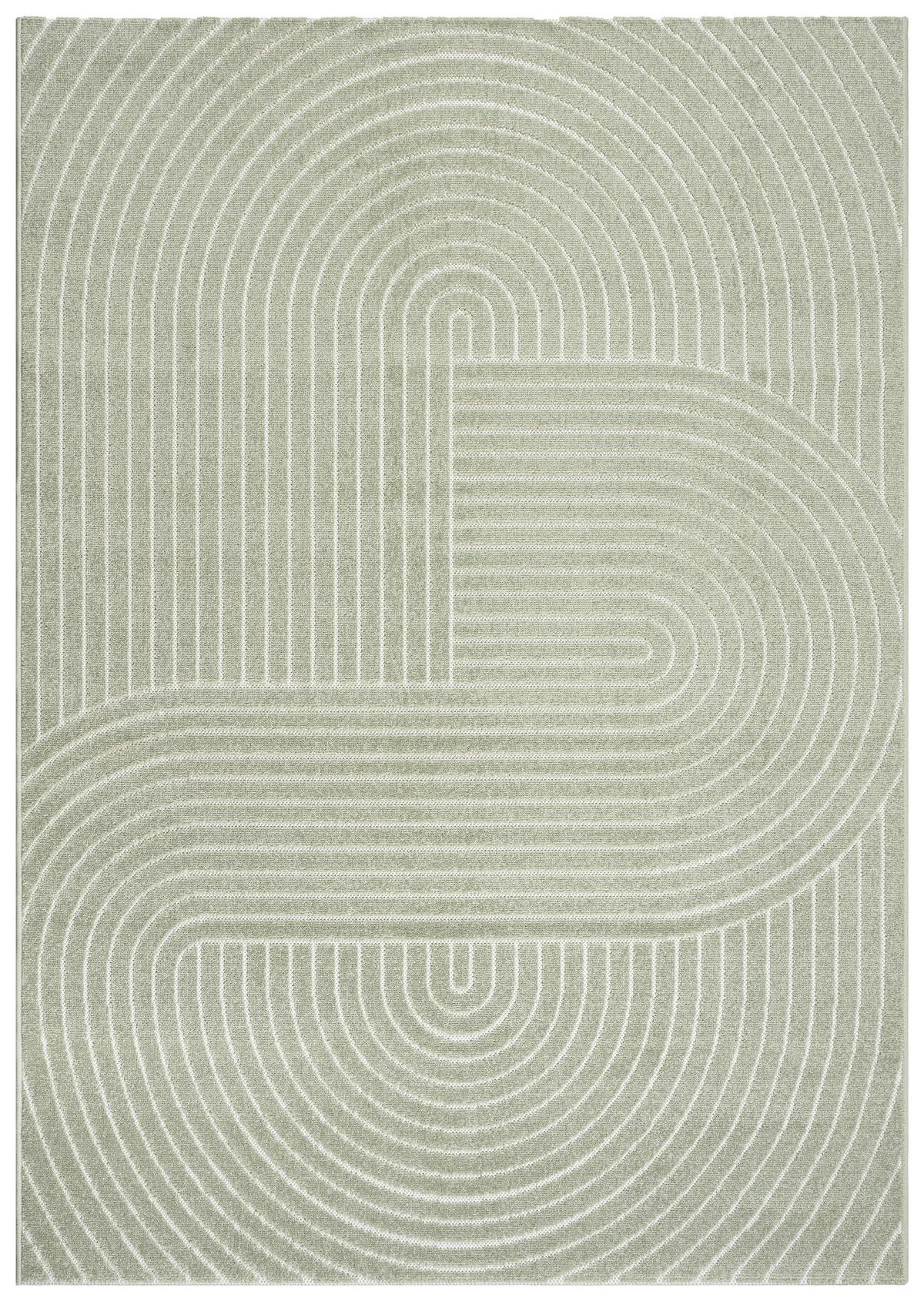 Outdoorteppich Tenerife Plus Olivgrün ca. 120x160cm - Olivgrün, Basics, Textil (120/160cm)