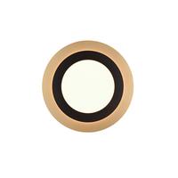 LED-Deckenleuchte Morgan Schwarz/Gold max. 42 Watt - Goldfarben/Schwarz, Basics, Metall (45/4,2cm) - Trio Leuchten