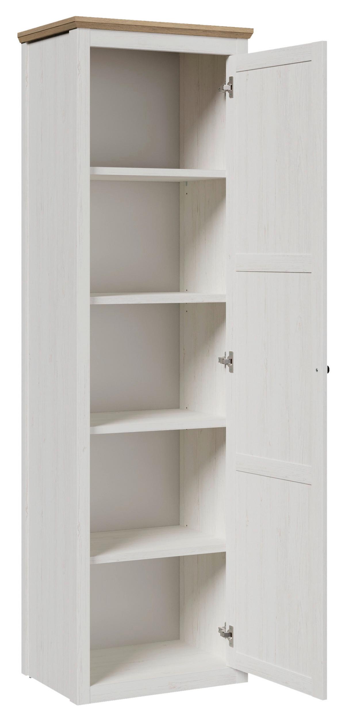Aktenschrank Korsika Eiche-/Kieferfarben - Eichefarben/Kieferfarben, ROMANTIK / LANDHAUS, Holzwerkstoff (58,2/195/42,9cm) - Mömax