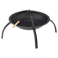 MISA PALENISKOWA FEUERSTELLE  CAPRI - czarny, Konventionell, metal (58,5/40cm)