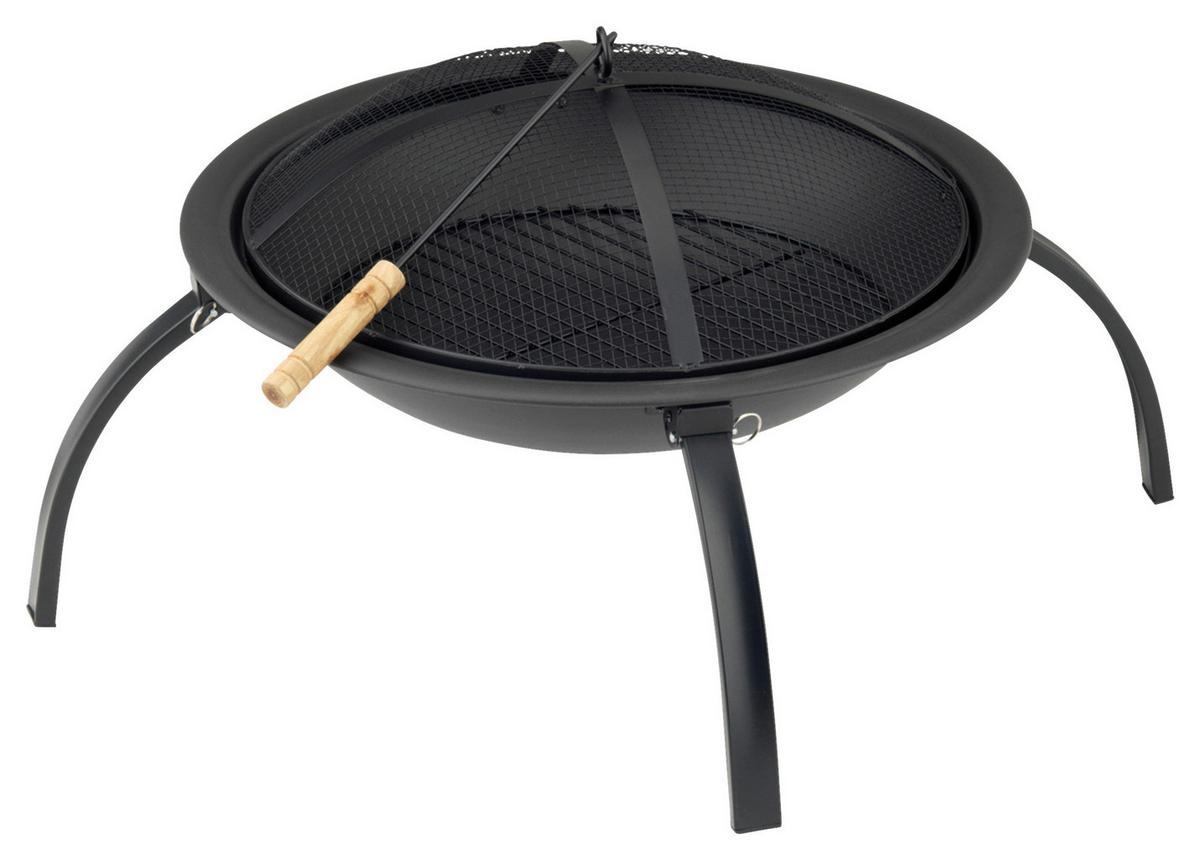 MISA PALENISKOWA FEUERSTELLE  CAPRI - czarny, Konventionell, metal (58,5/40cm)