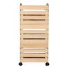SIDOHYLLA MALAGA -SB- - svart/naturfärgad, Klassisk, trämaterial/trä (37/80/30cm) - Mömax
