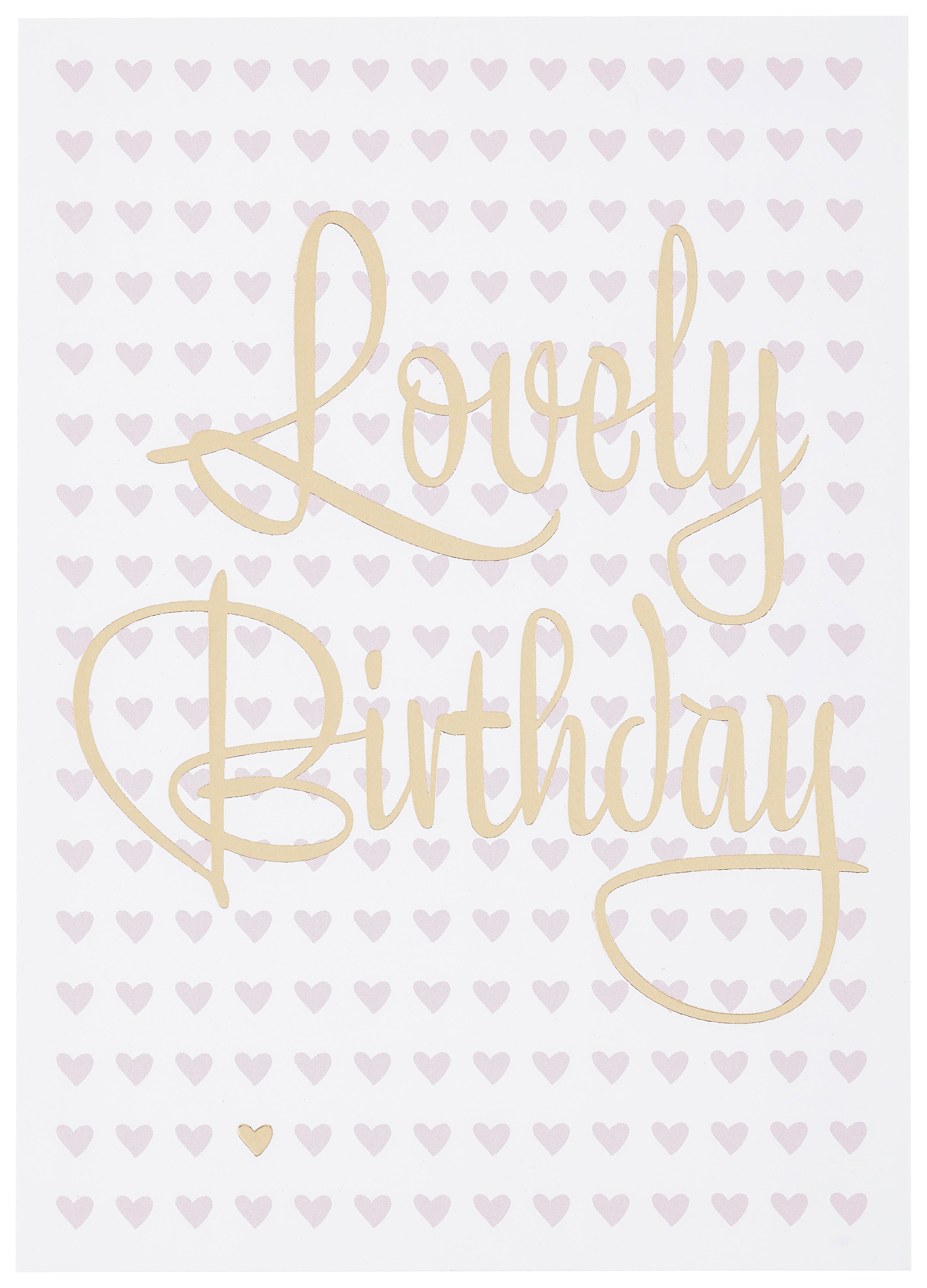 POSTKARTE GOLD - Goldfarben/Rosa, MODERN, Papier (10,5/14,8cm)