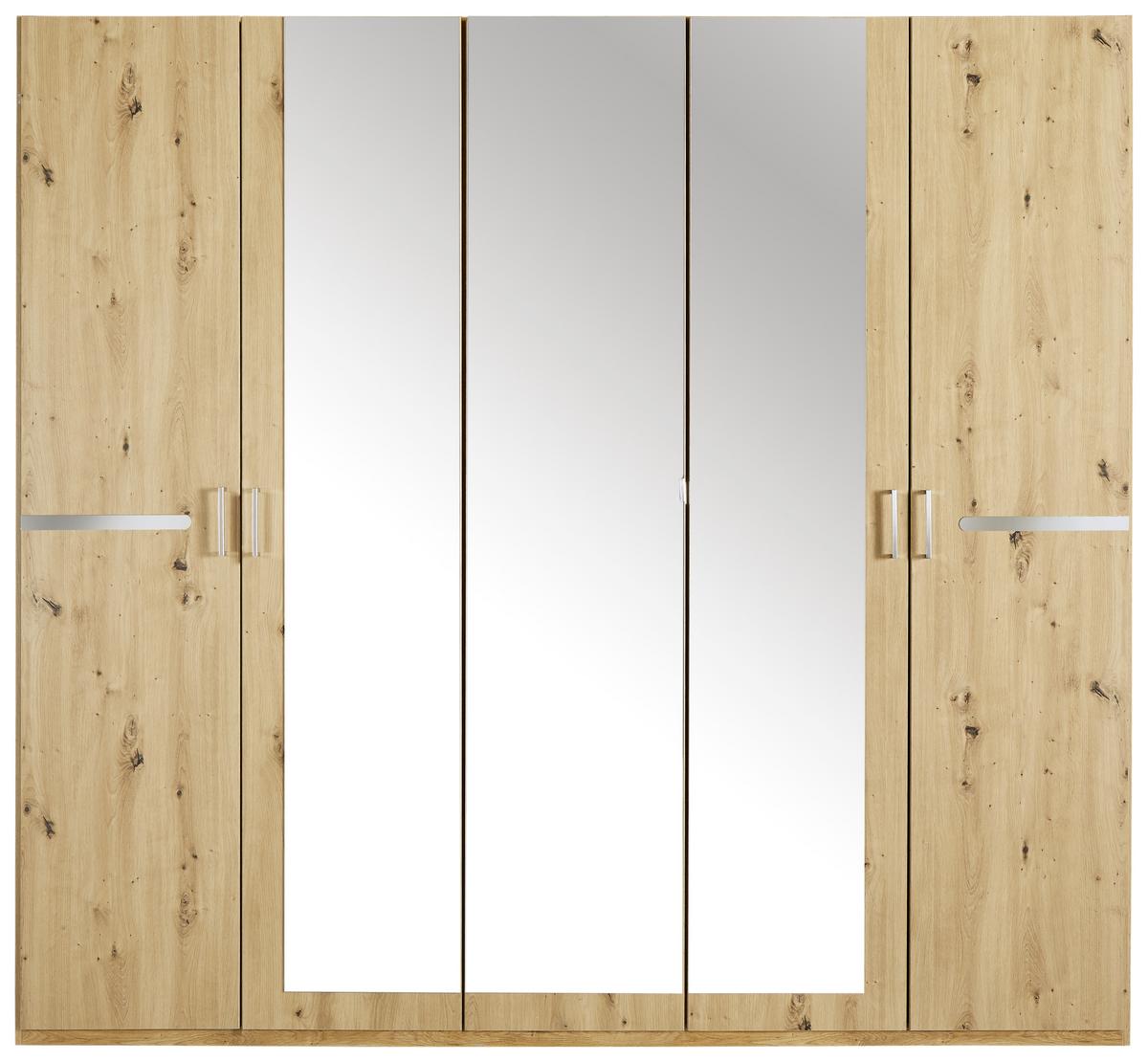 Schlafzimmer in Eichefarben, 4-teilig - Eichefarben, KONVENTIONELL, Holzwerkstoff - Based