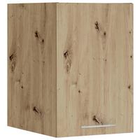 Aufsatzschrank Aileen Eiche Artisan - Chromfarben/Eiche Artisan, KONVENTIONELL, Holzwerkstoff/Metall (50/76/68cm) - Mömax